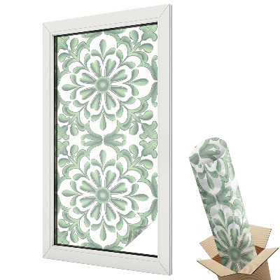 Fólie na okna aby nebylo vidět dovnitř Zelené listy