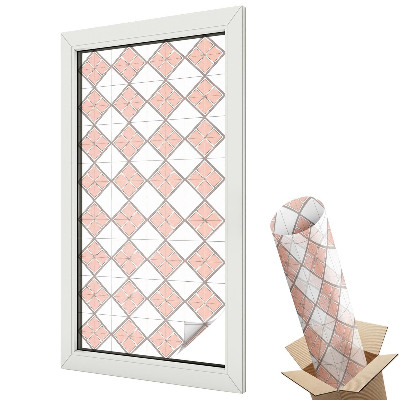 Okenní fólie Geometrické kosočtverce