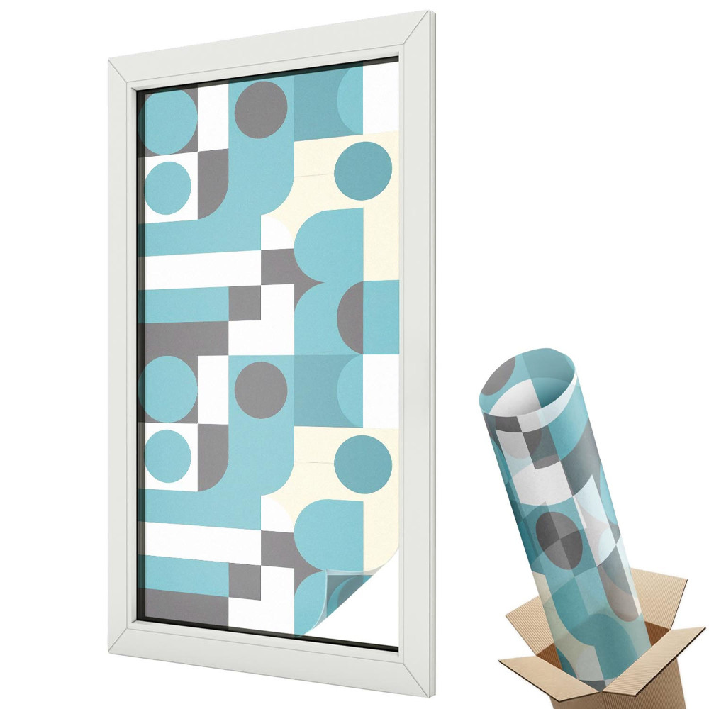 Fólie na okna aby nebylo vidět dovnitř Geometrické vzory