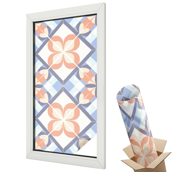 Okenní fólie Květinový vzor