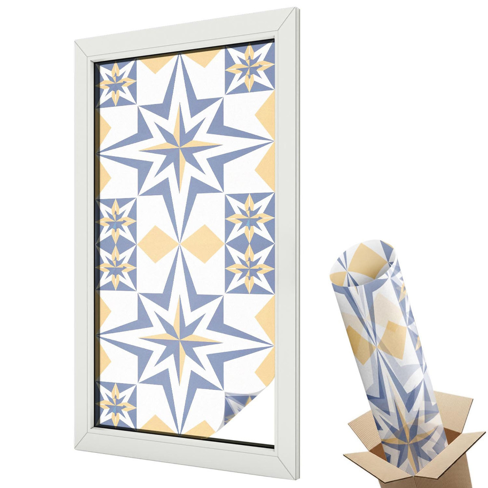 Fólie na okna aby nebylo vidět dovnitř Hvězdný vzor