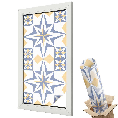 Fólie na okna aby nebylo vidět dovnitř Hvězdný vzor