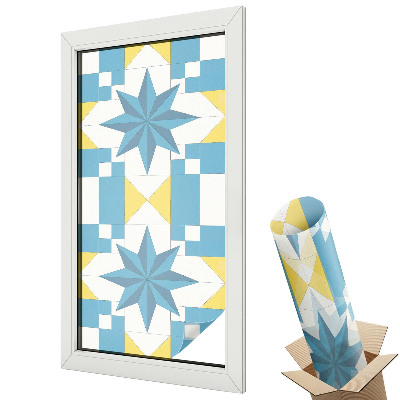 Fólie na okna proti slunci Modré hvězdy