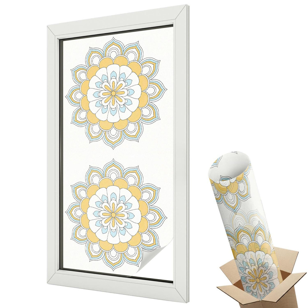 Okenní fólie Barevné mandaly