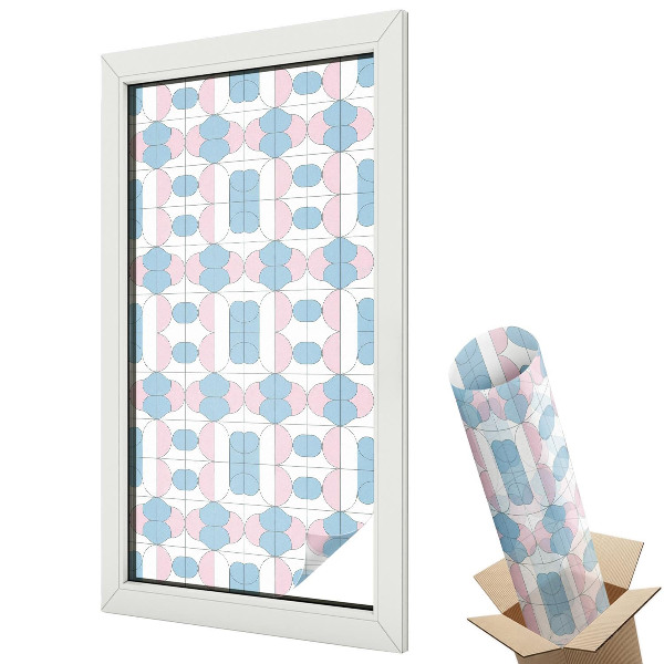 Fólie na okna proti slunci Pastelové vzory