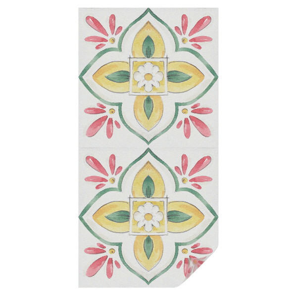 Fólie na okna proti slunci Květinový ornament