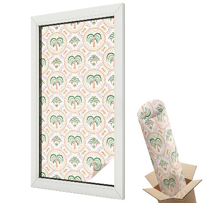 Fólie na okna aby nebylo vidět dovnitř Exotické palmy