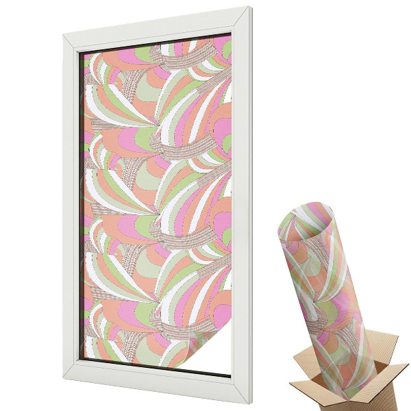 Okenní fólie Barevný cikcak