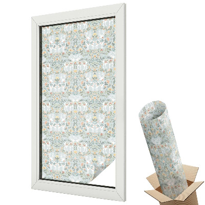 Okenní fólie Jelení květiny