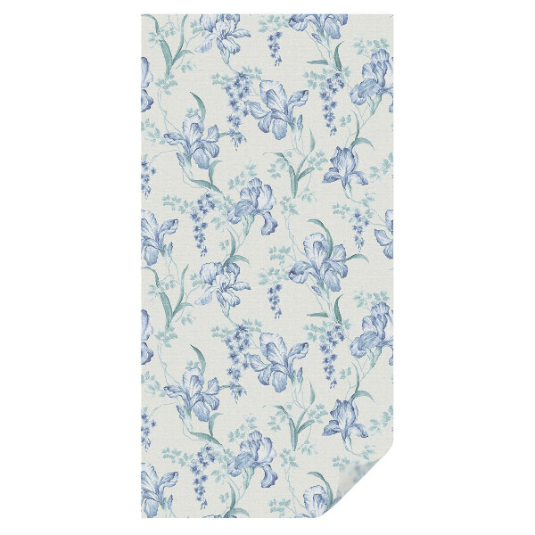 Fólie na okna proti slunci Modré květy