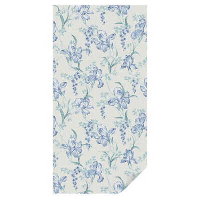 Fólie na okna proti slunci Modré květy