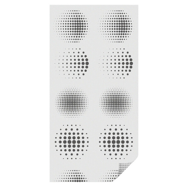 Fólie na okna aby nebylo vidět dovnitř Tečkované kruhy