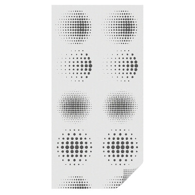 Fólie na okna aby nebylo vidět dovnitř Tečkované kruhy