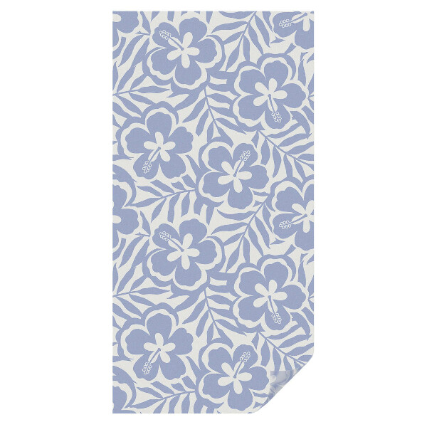 Protipohledová fólie na okna Květy ibišku