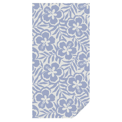 Protipohledová fólie na okna Květy ibišku