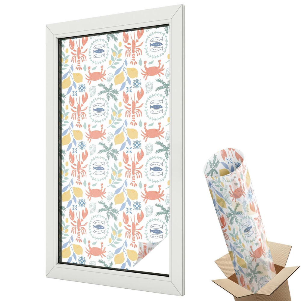 Fólie na okna proti slunci Námořní motivy