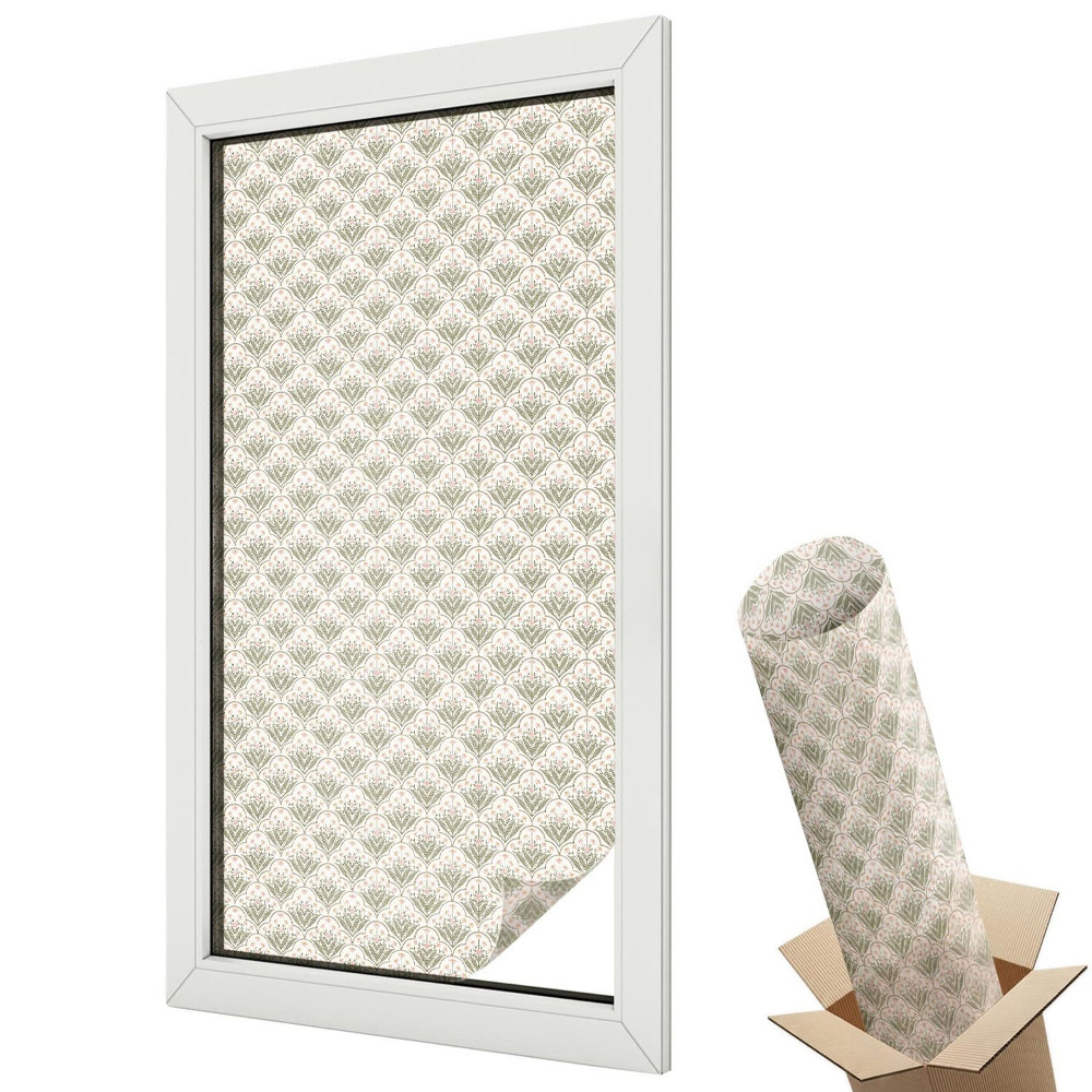 Protipohledová fólie na okna Rostlinné ozdoby