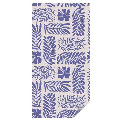 Protipohledová fólie na okna Rostlinné vzory