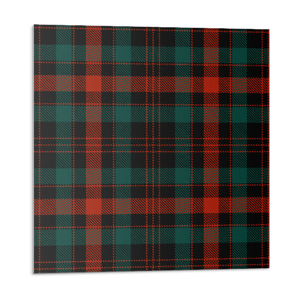 Samolepící podlahové čtverce Kostkovaný vzor s linkami