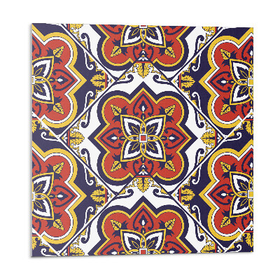 Samolepící dlaždice Květinový vzor s ornamenty