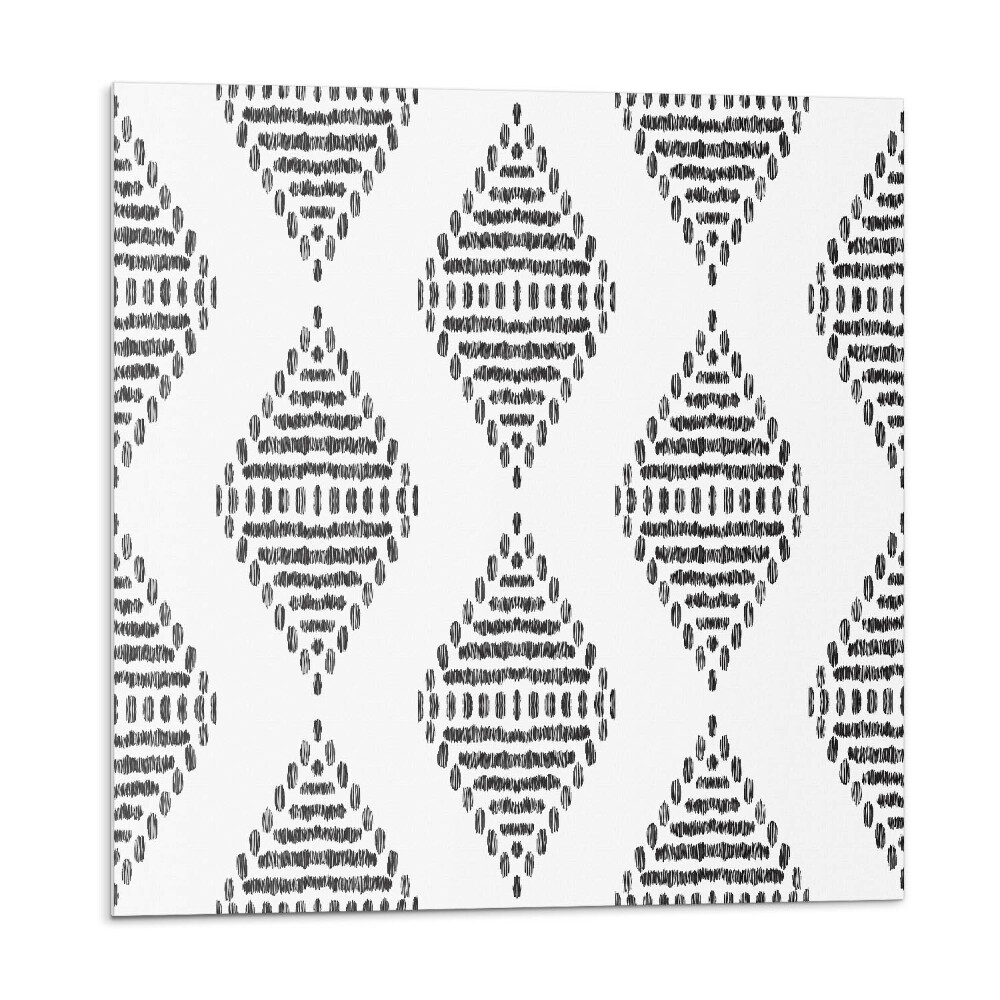 Samolepící podlahové čtverce Diamantový vzor s čarami