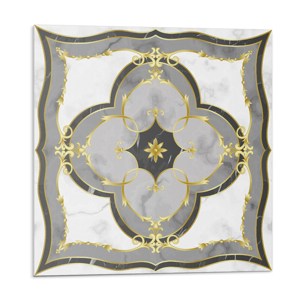 Samolepící podlahové čtverce Elegantní vzor s ornamenty