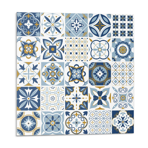 Samolepící podlahové čtverce Dekorativní vzory dlaždic