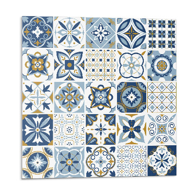 Samolepící podlahové čtverce Dekorativní vzory dlaždic