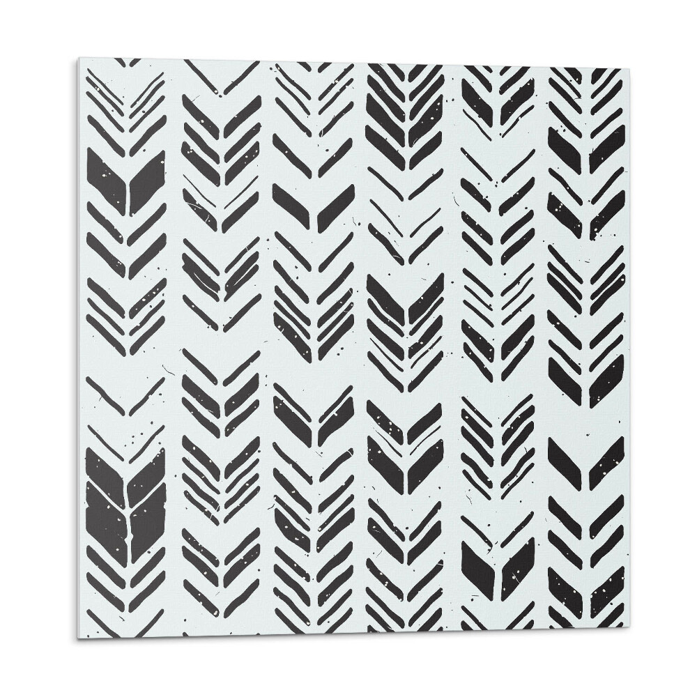 Samolepící podlahové čtverce Šipky v řadě vzoru