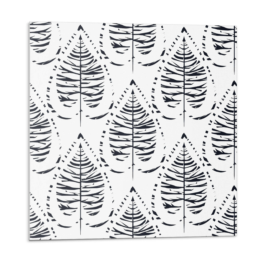 Samolepící dlaždice Vzor listů v rytmu