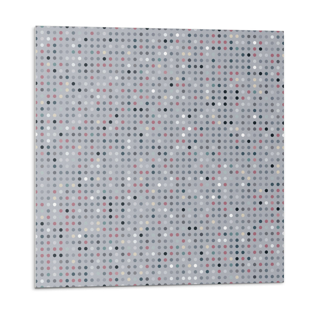 Samolepící podlahové čtverce Vzor s barevnými tečkami