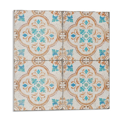 Samolepící dlaždice Dekorativní motiv s květinami