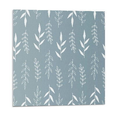 Samolepící podlahové čtverce Vzor rostlin na pozadí