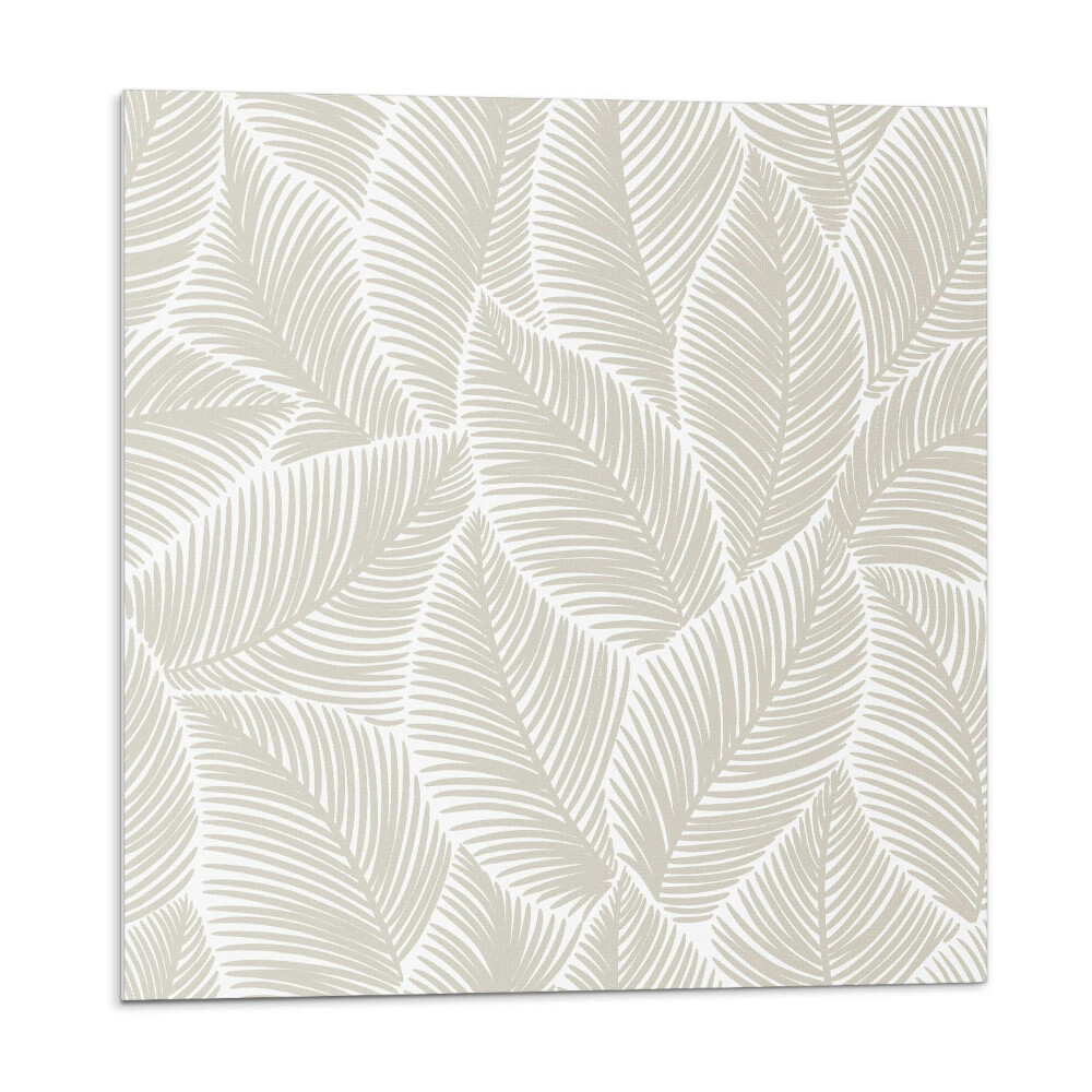 Samolepící podlahové čtverce Vzor listů v uspořádání