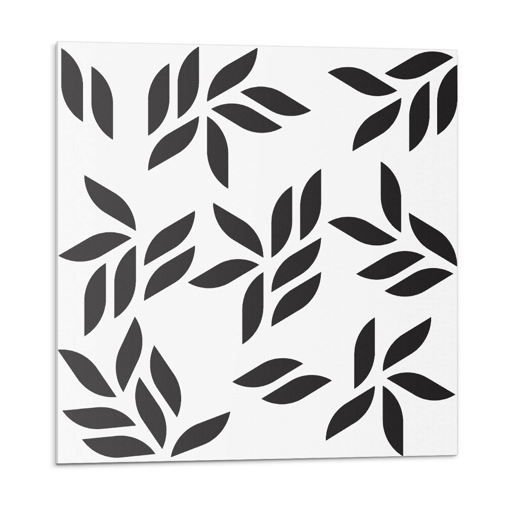 Samolepící podlahové čtverce Listový vzor na pozadí