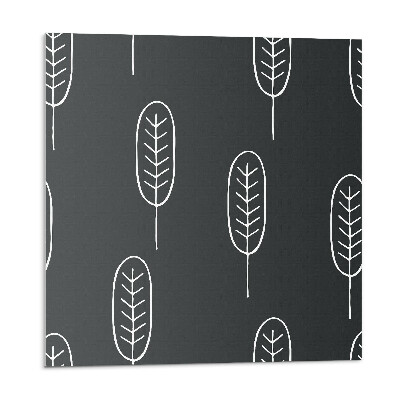 Samolepící dlaždice Vzor s listy na pozadí