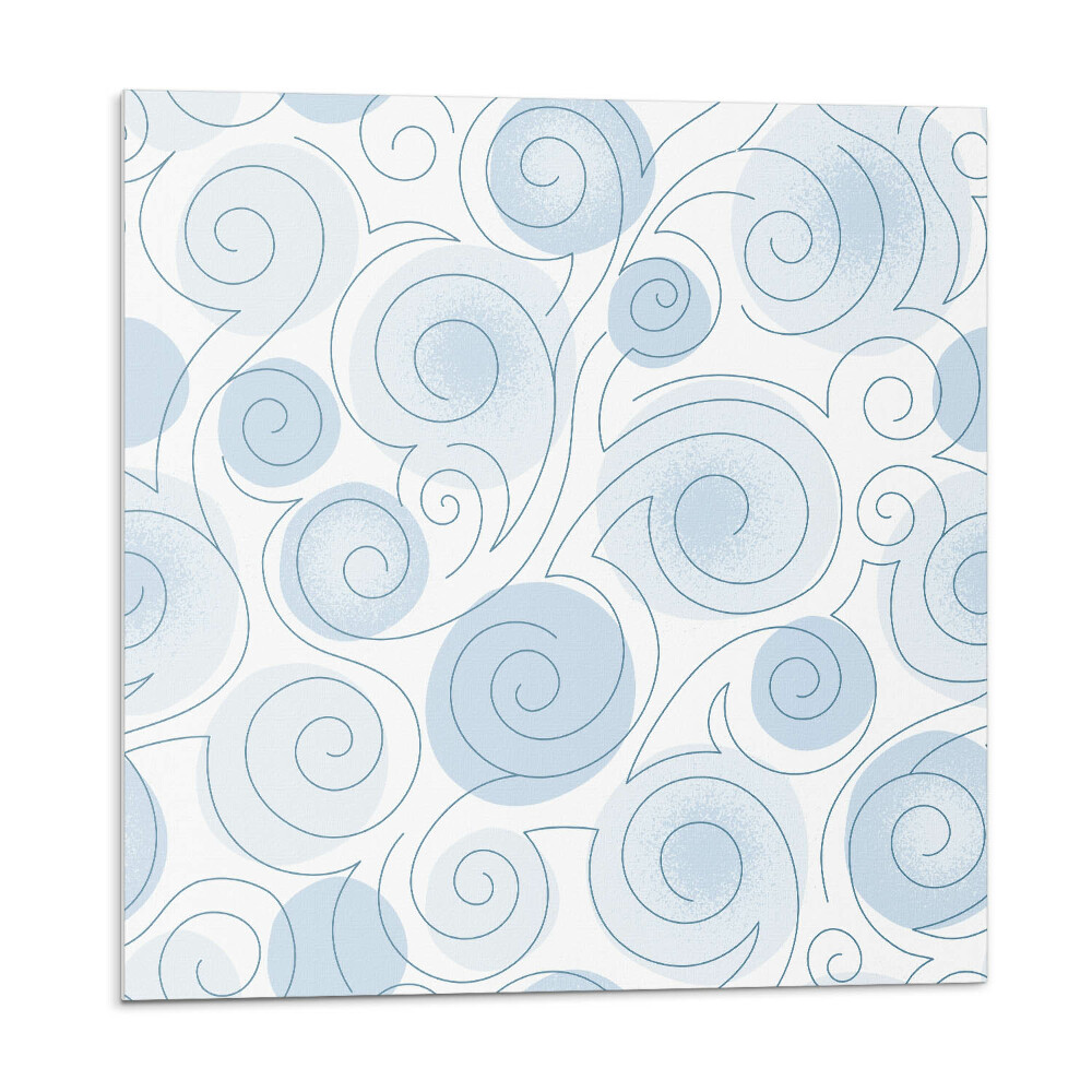 Samolepící podlahové čtverce Spirálové a vlnové vzory