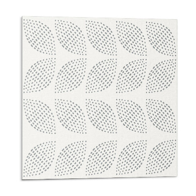 Samolepící podlahové čtverce Vzor listů s tečkami