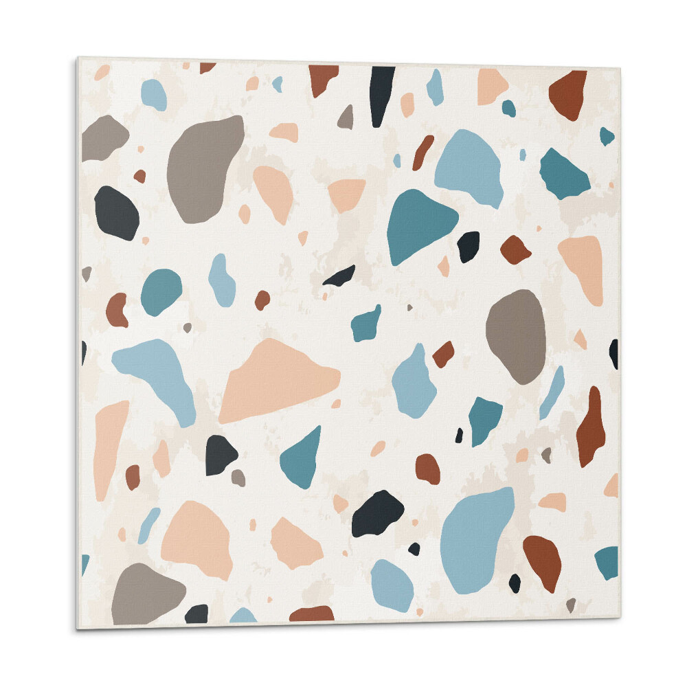 Samolepící podlahové čtverce Vzor s kamennými úlomky