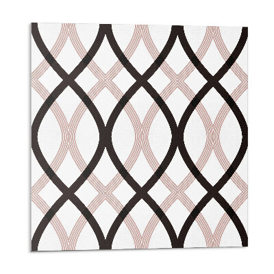 Samolepící podlahové čtverce Stylový vlnitý vzor