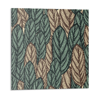 Samolepící dlaždice Vzor listů na pozadí