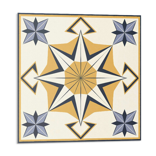 Samolepící dlaždice Kompasový vzor s hvězdami