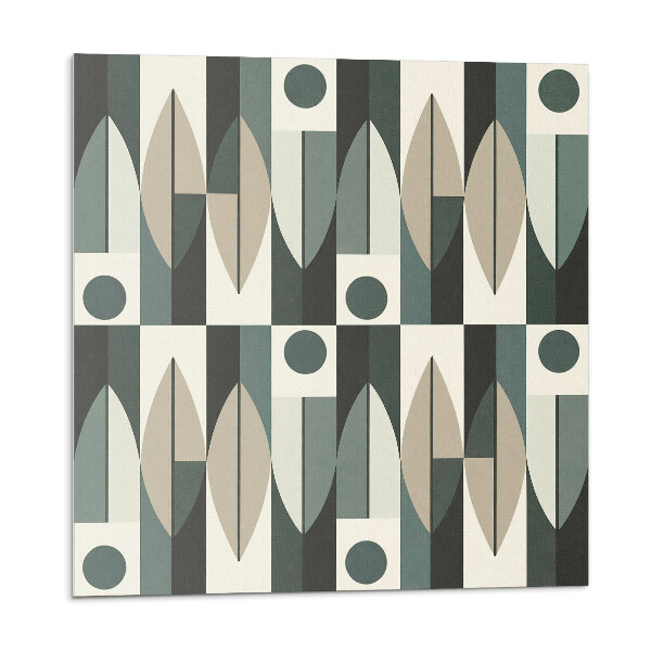 Samolepící podlahové čtverce Abstraktní geometrický vzor