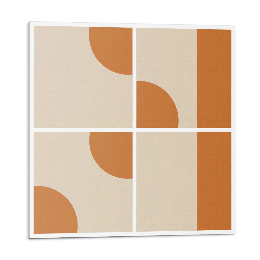 Samolepící podlahové čtverce Abstraktní geometrické tvary