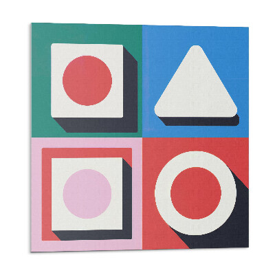 Samolepící dlaždice Geometrie se stíny