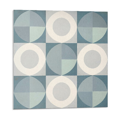 Samolepící dlaždice Geometrie kruhů a tvarů