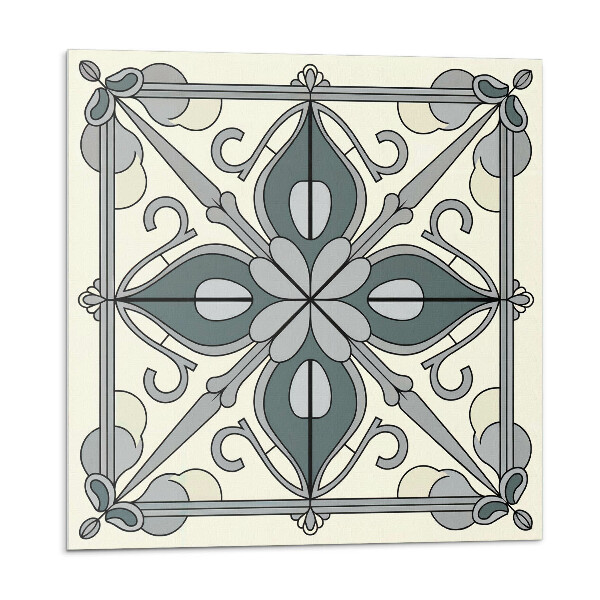 Pvc obklady Květinový vzor s ornamenty