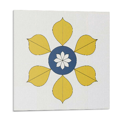 Samolepící dlaždice Květinový vzor s listy