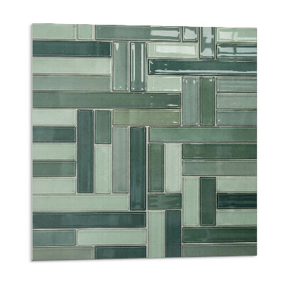 Samolepící podlahové čtverce Obdélníková mozaika