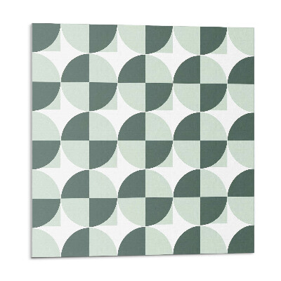 Samolepící podlahové čtverce Geometrie kruhů a čtverců